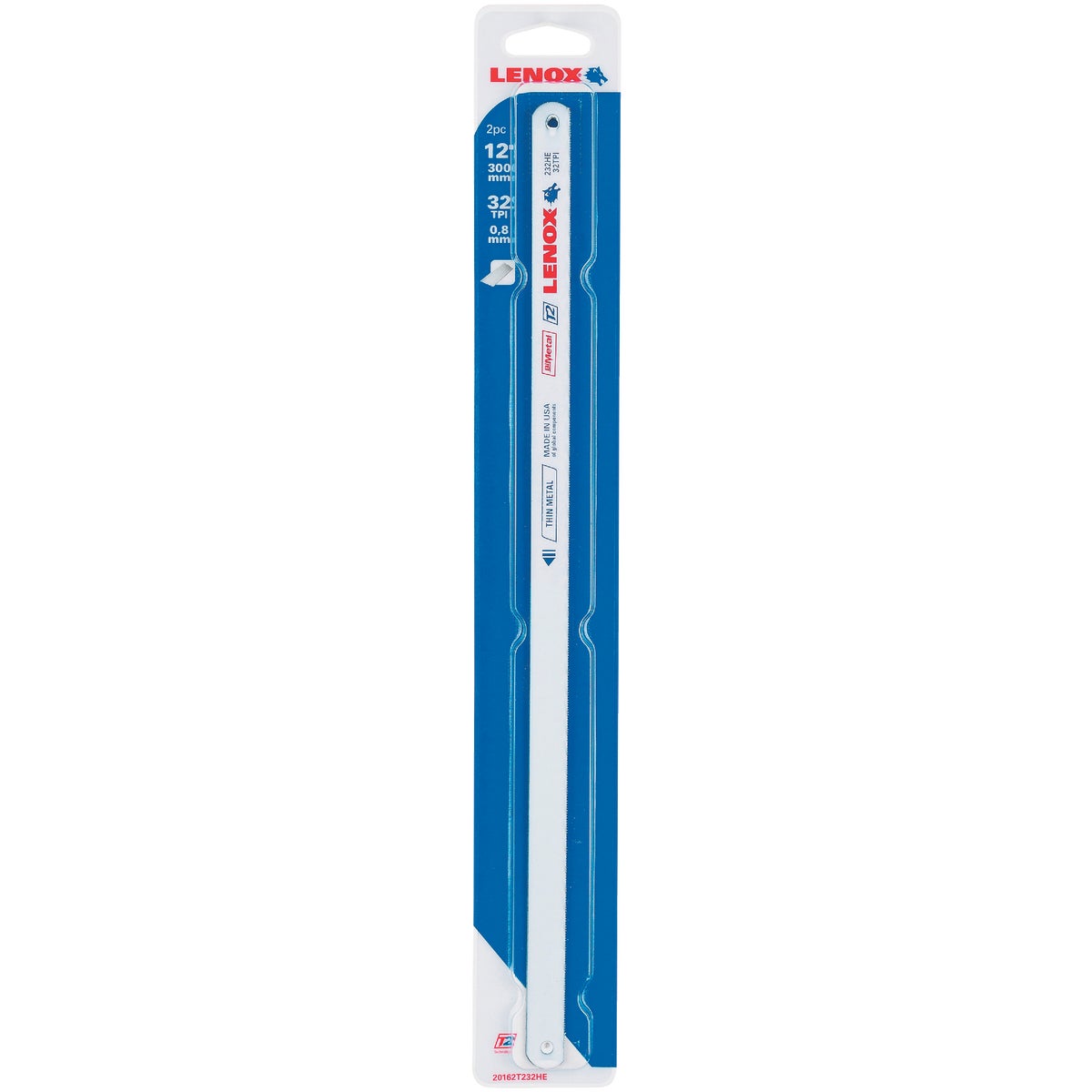 Lenox T2 12 In. x 32 TPI Bi-Metal Hacksaw Blade, Thin Metal (2-Pack) Image 1