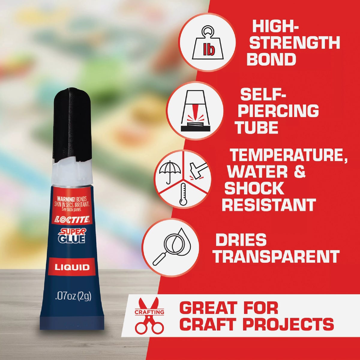 LOCTITE 0.07 Oz. Liquid Super Glue (2-Pack) Image 5