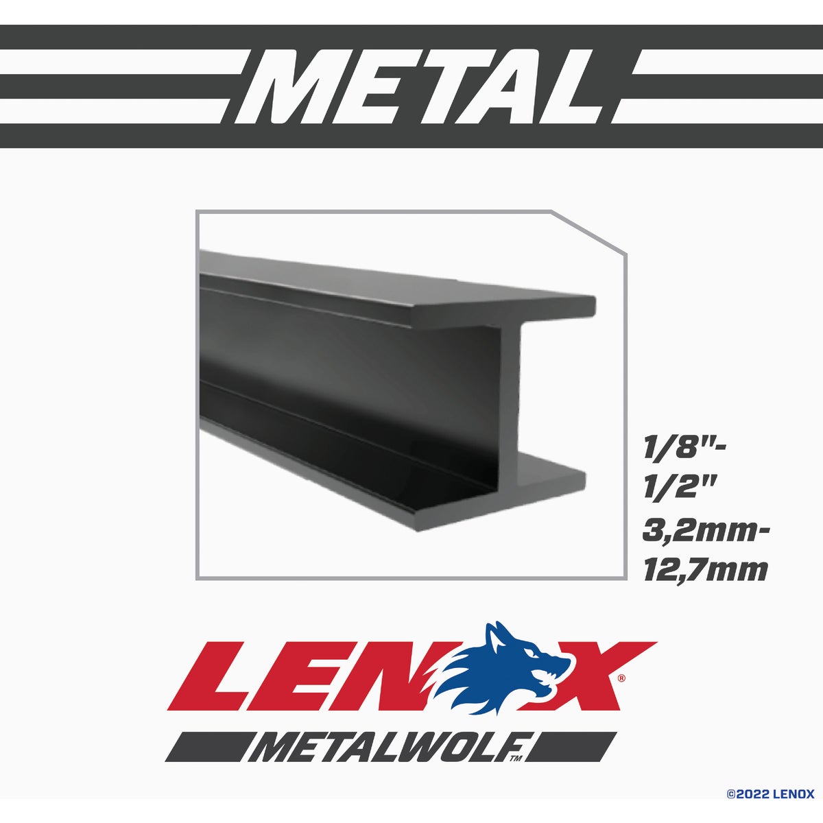 Lenox METALWOLF WAVE EDGE 9 In. 14 TPI Medium Metal Reciprocating Saw Blade (2-Pack) Image 4