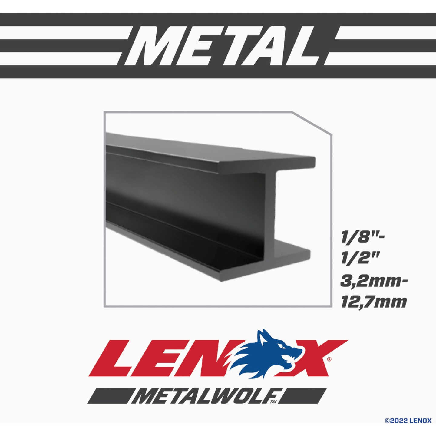 Lenox METALWOLF WAVE EDGE 9 In. 14 TPI Medium Metal Reciprocating Saw Blade (2-Pack) Image 4