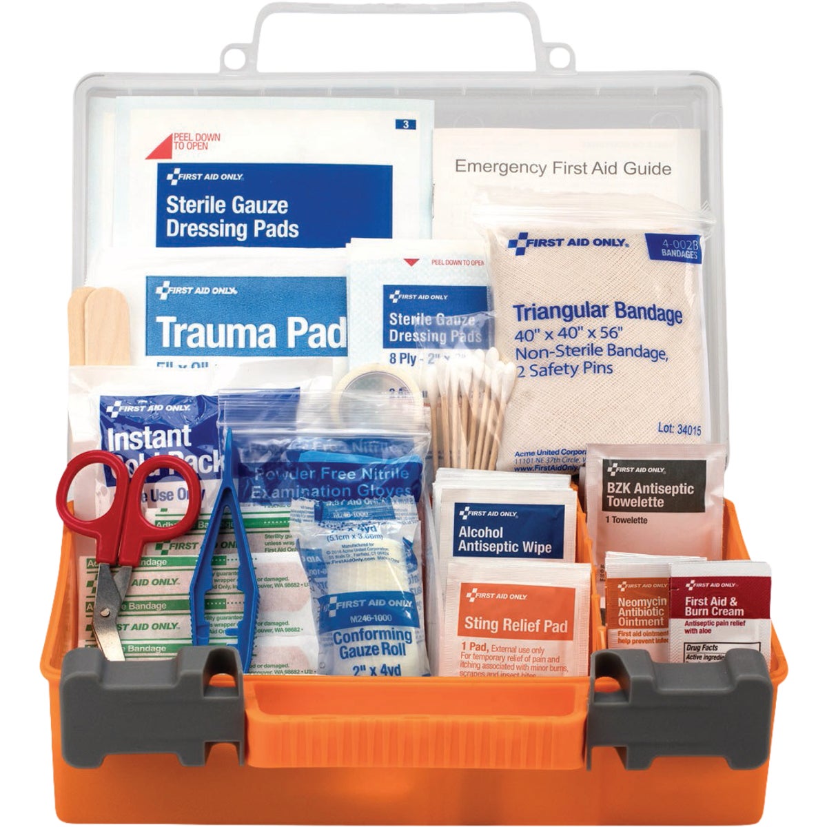 First Aid Only Clear Front Cover First Aid Kit (118-Piece) Image 2