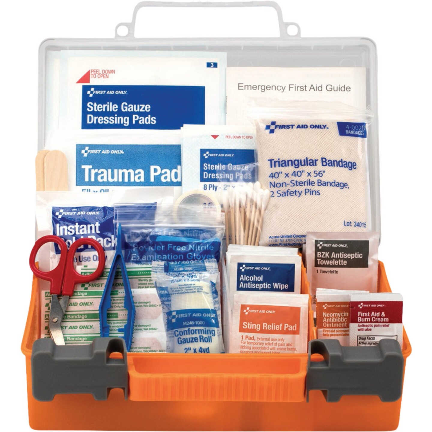 First Aid Only Clear Front Cover First Aid Kit (118-Piece) Image 2