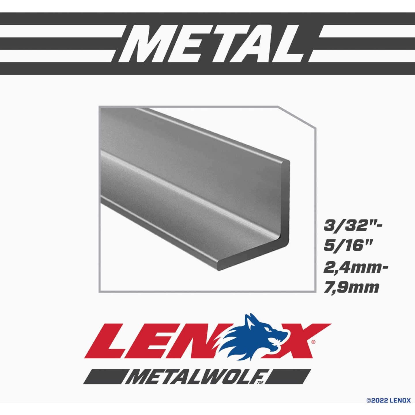 Lenox METALWOLF WAVE EDGE 9 In. 18 TPI Medium Metal Reciprocating Saw Blade (2-Pack) Image 4