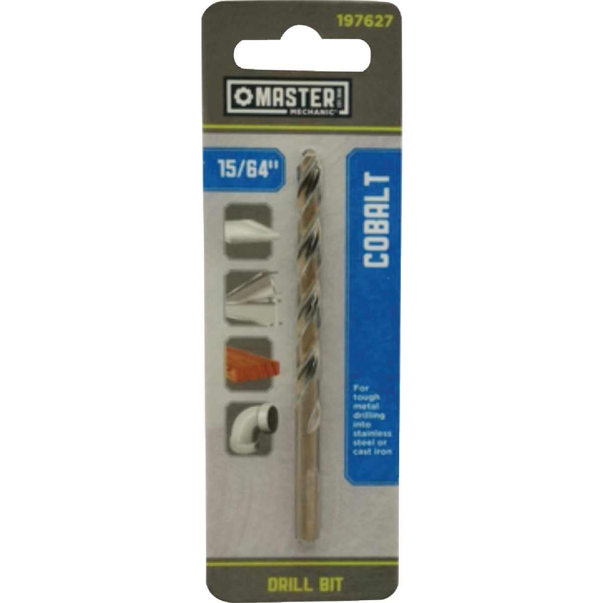 Master Mechanic 15/64 In. x 3-7/8 In. HSS with Cobalt Drill Bit Image 1