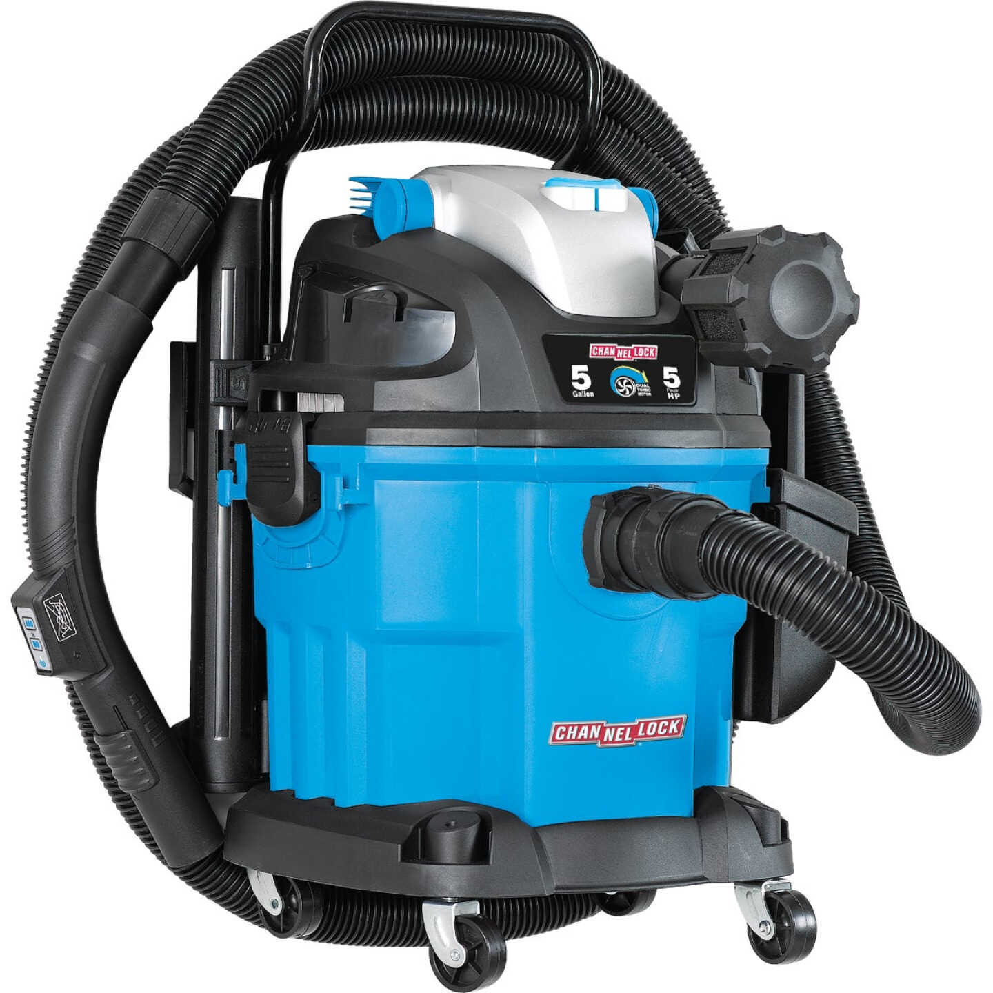 Channellock 5 Gal. 5.0-Peak HP Wall Mount Wet/Dry Vacuum Image 9