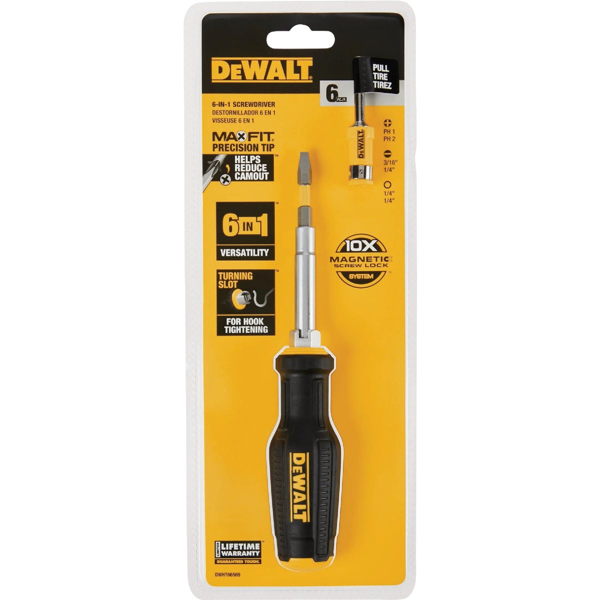 DEWALT MAX FIT 6-Way Multi-Bit Screwdriver Image 2