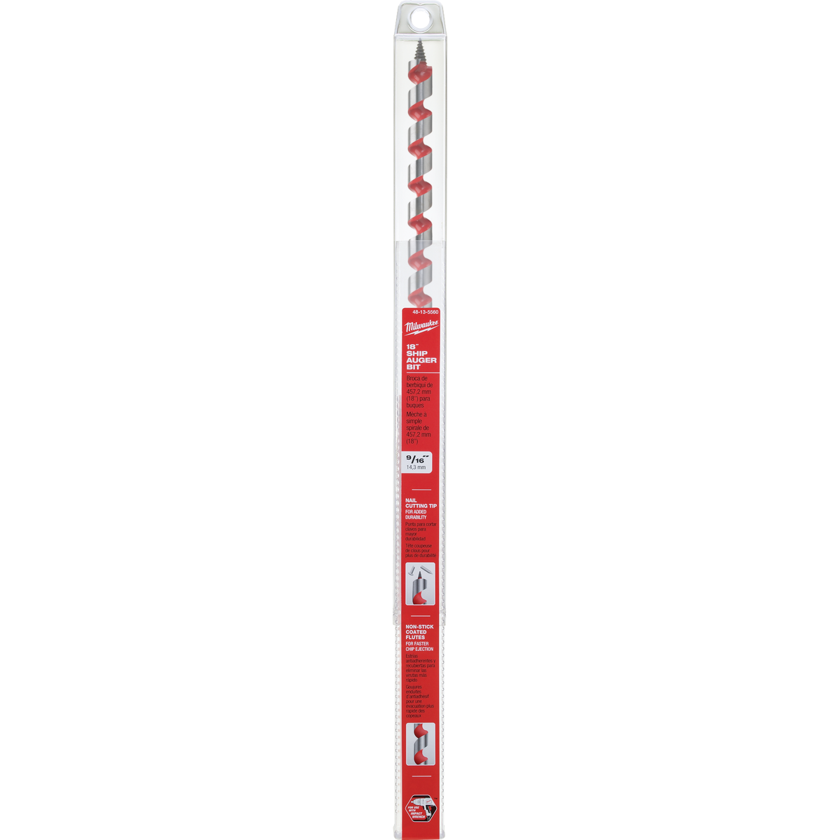Milwaukee 9/16 In. x 18 In. Ship Auger Bit Image 2