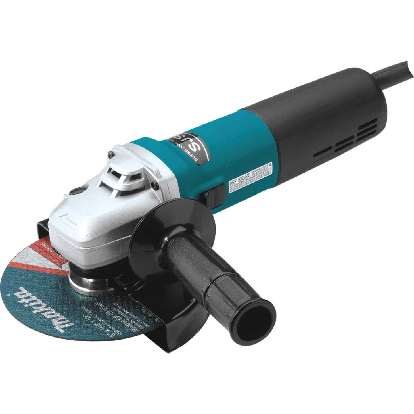 Makita 6 In. 13-Amp SJS High-Power Angle Grinder with Lock On Image 1