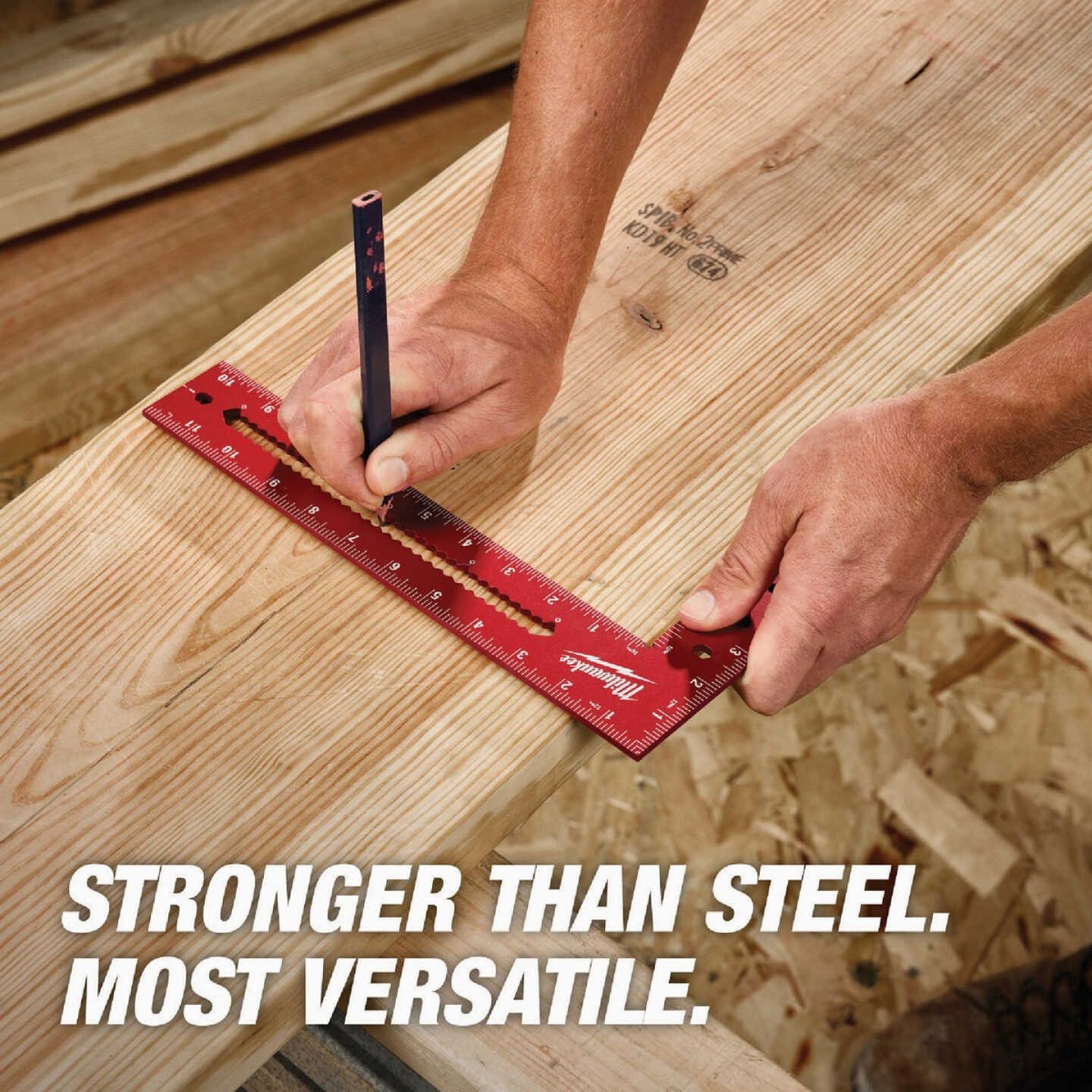 Milwaukee 8 In. x 12 In. Framing Square Image 3