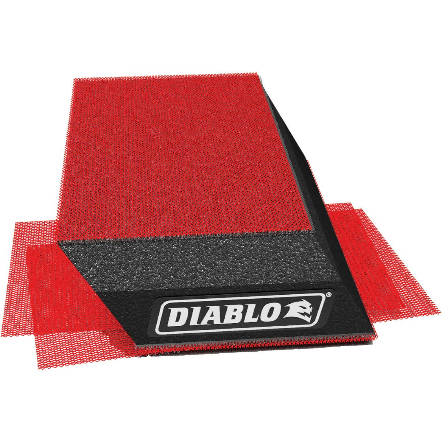 Diablo 5 In. Angled Reusable Sanding Block Kit with Assorted SandNET Sheets Image 1