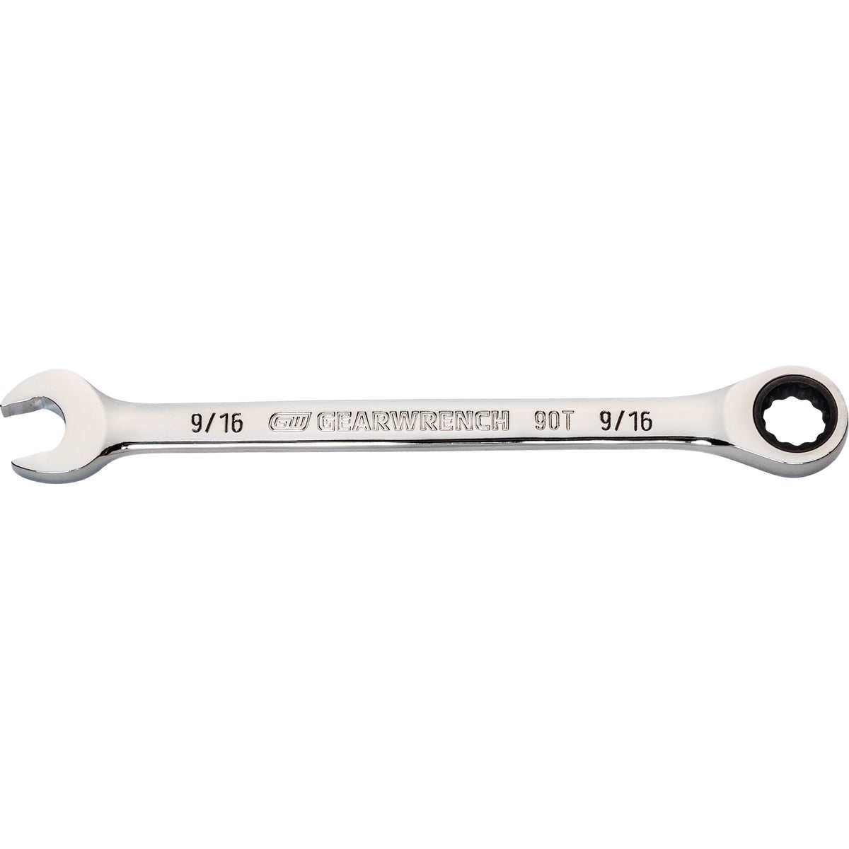 GearWrench 9/16 In. 90-Tooth 12-Point Ratcheting Combination Wrench