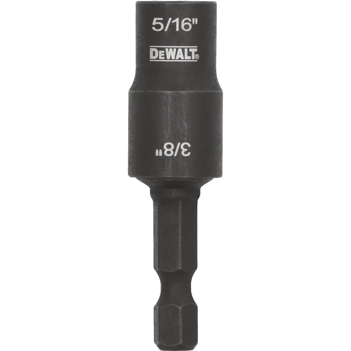 DEWALT Flextorq 5/16 In. & 3/8 In. x 2 In. Black Oxide Double-Ended Nut Driver