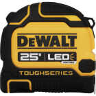 DEWALT TOUGHSERIES 25 Ft. Tape Measure with LED Light Image 1