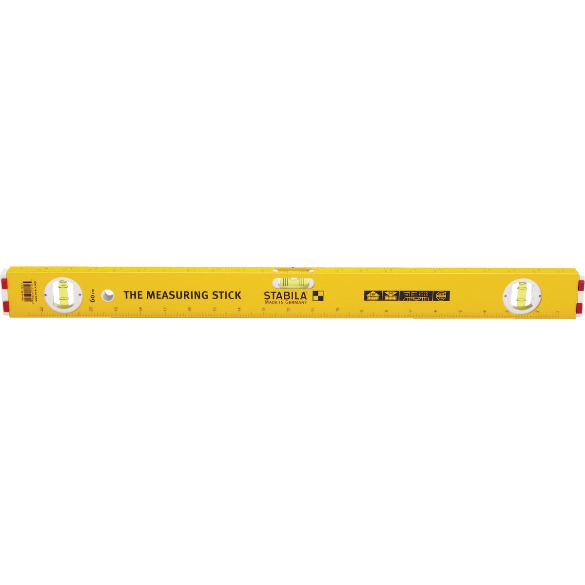 Stabila Measuring Stick 24 In. Aluminum Box Level Image 3