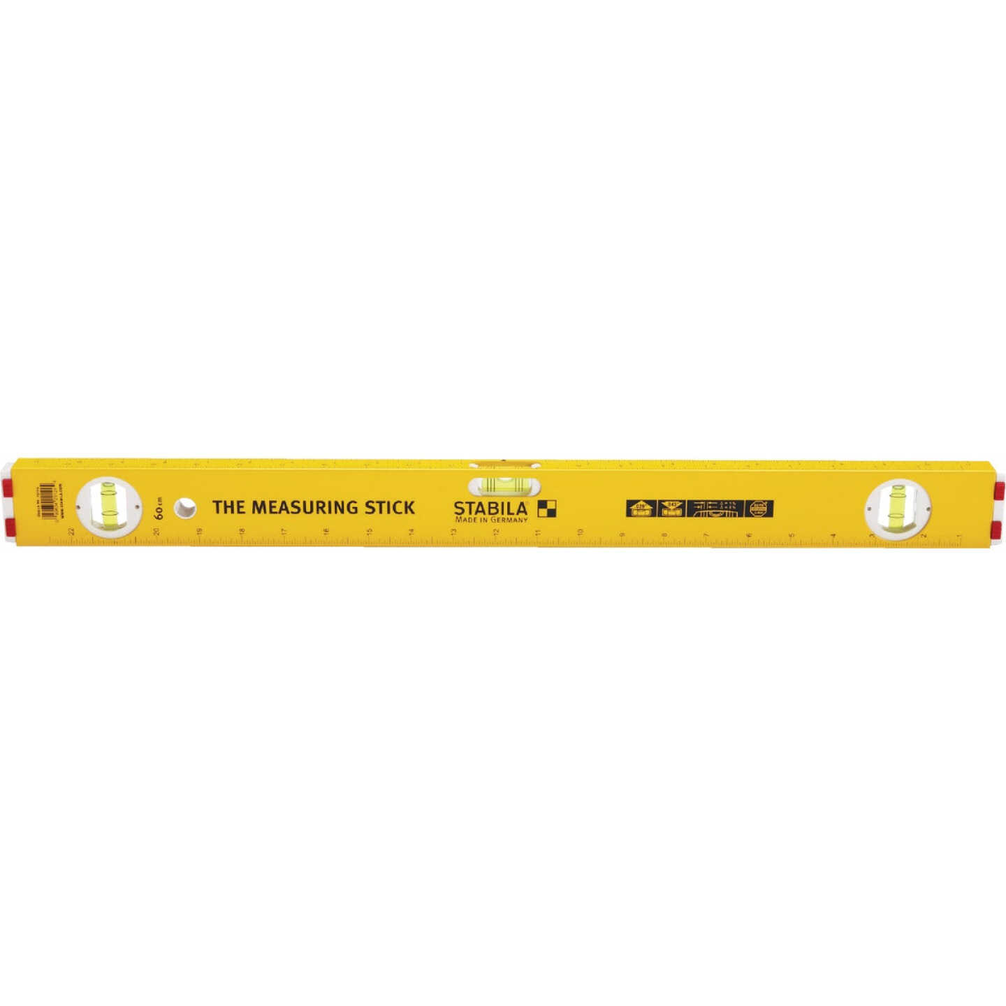Stabila Measuring Stick 24 In. Aluminum Box Level Image 3