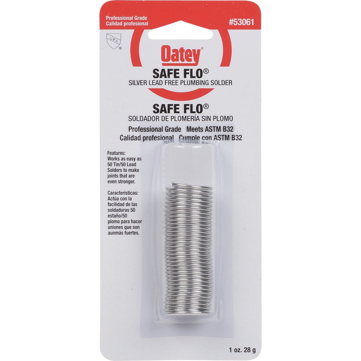 Oatey 1 Oz. Safe-Flo Silver Wire Solder