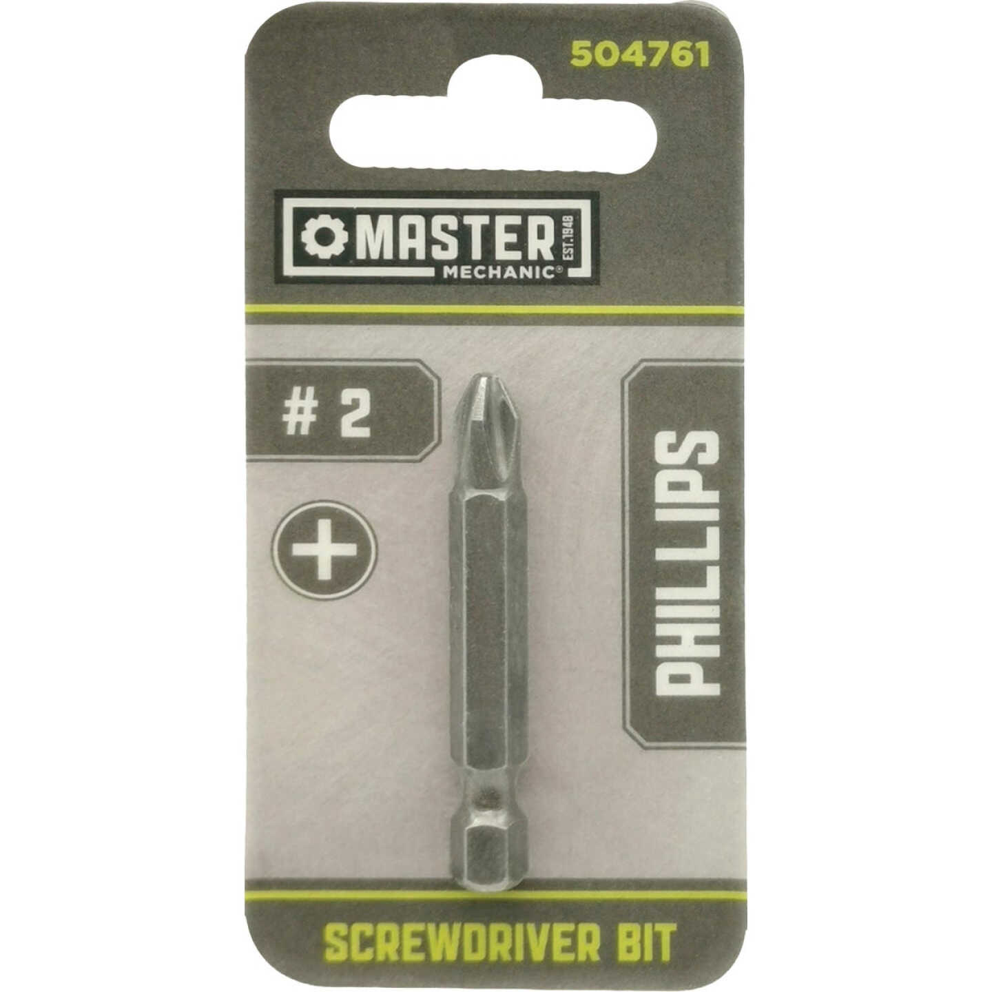 Master Mechanic 2 In. #2 Phillips Screwdriver Bit Image 1