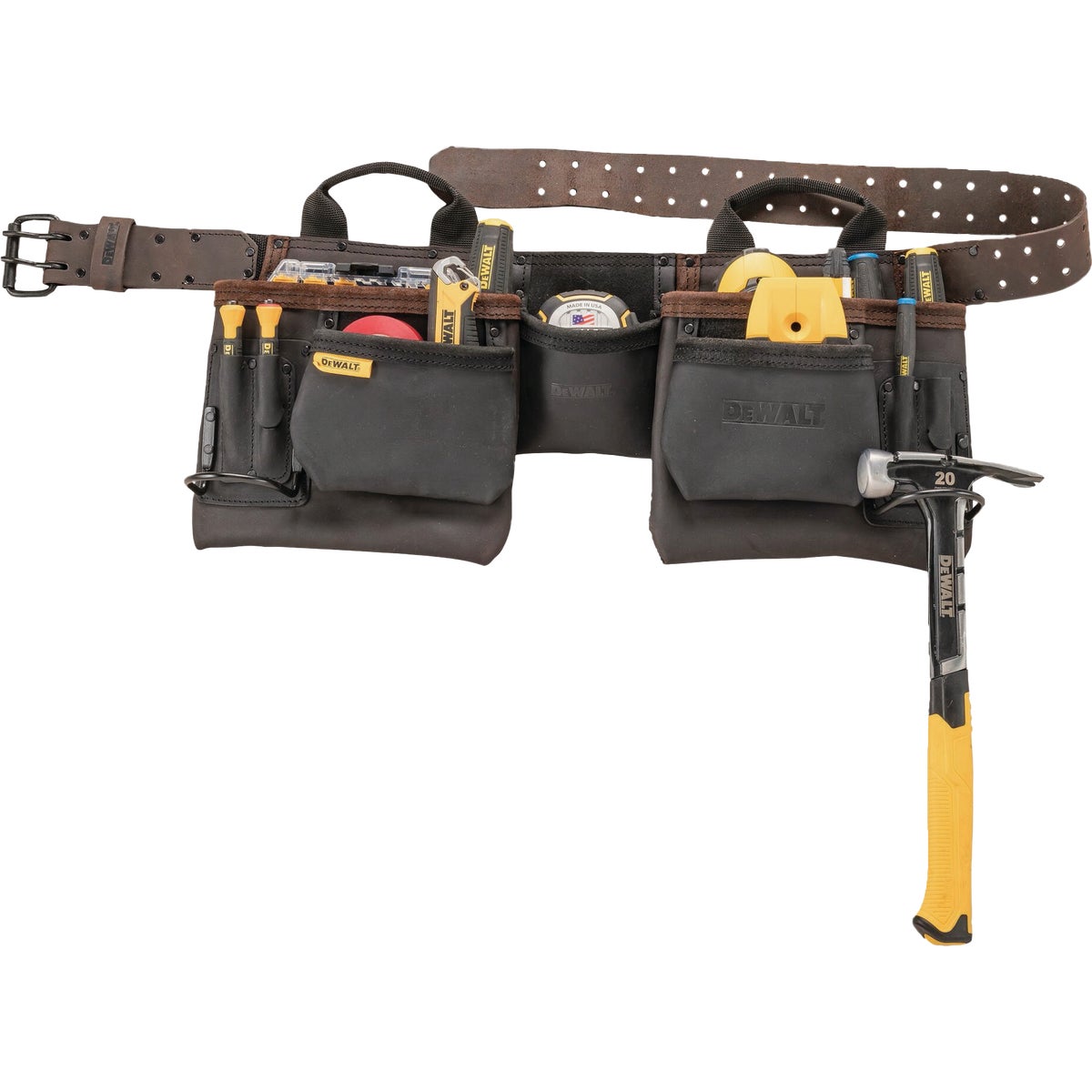 DEWALT Carpenter Leather Tool Apron Image 2