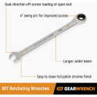 GearWrench 3/4 In. 90-Tooth 12-Point Ratcheting Combination Wrench Image 2