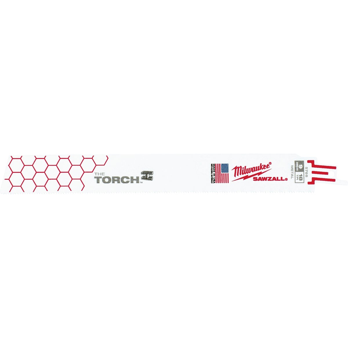 Milwaukee SAWZALL The TORCH 9 In. 18 TPI Metal Demolition Reciprocating Saw Blade (25-Pack) Image 1