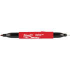 Milwaukee INKZALL Double-Sided Ultra Fine & Fine Point Black Jobsite Marker Image 3