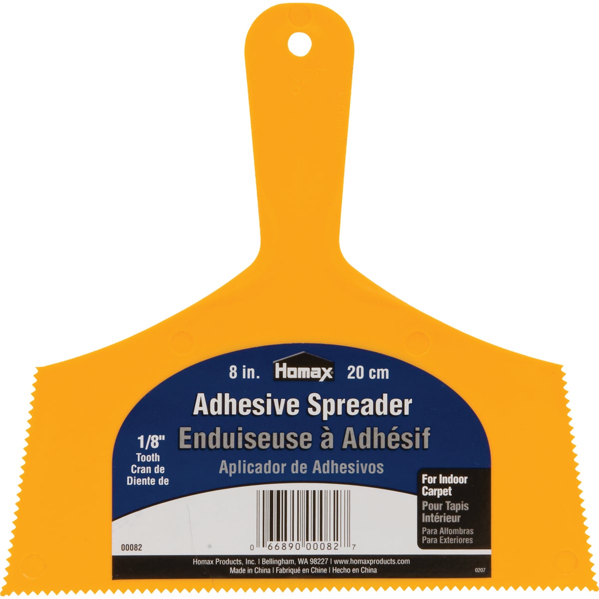 Homax 8 In. 1/8 In. V-Notch Adhesive Spreader