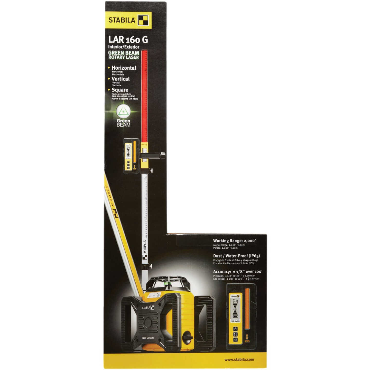 Stabila LAR-160G Green Rotary Laser Level Image 3