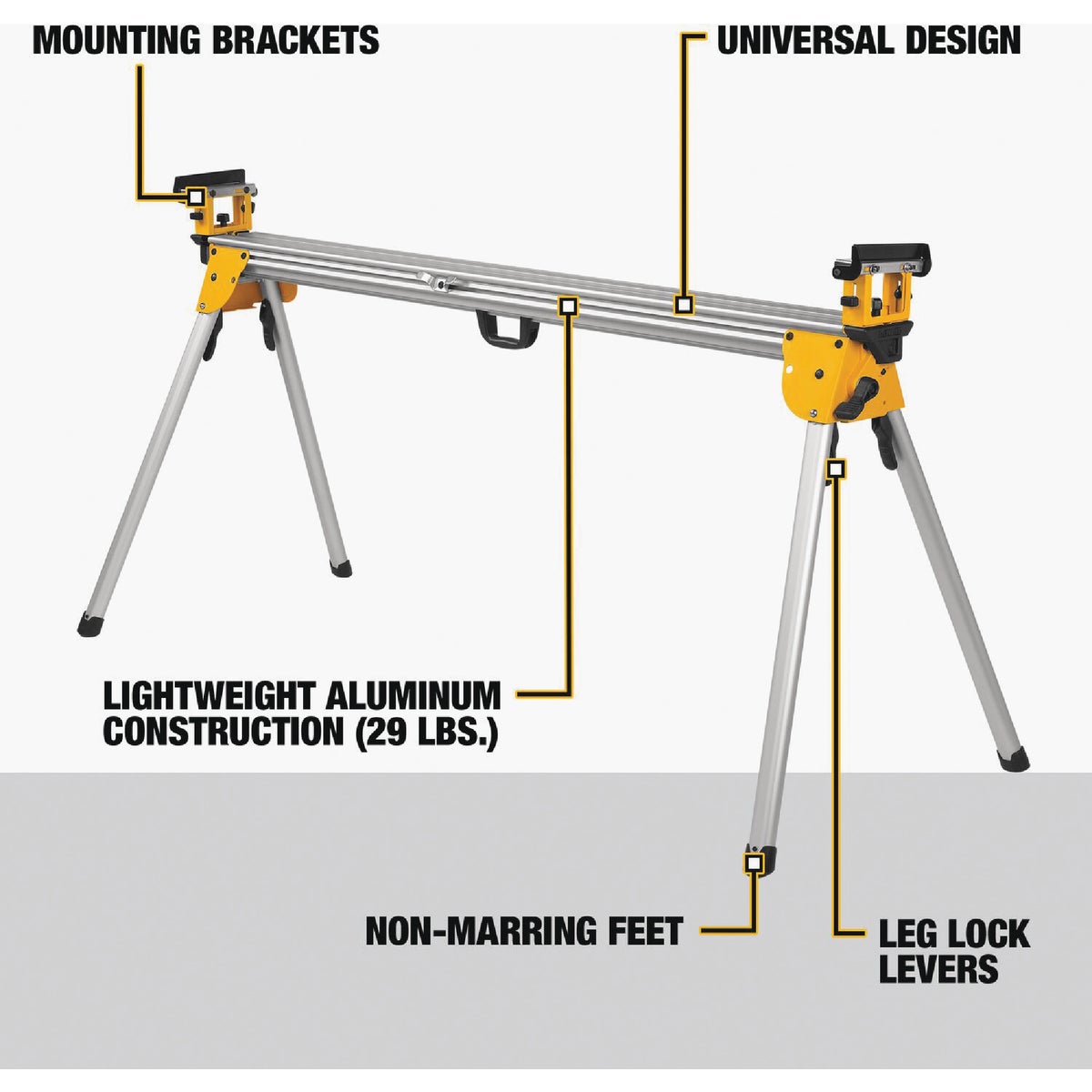 DEWALT Heavy Duty Miter Saw Stand Image 7