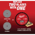 Milwaukee NITRUS 7-1/4 In. 24-Tooth Framing/Demolition Circular Saw Blade (10-Pack) Image 7