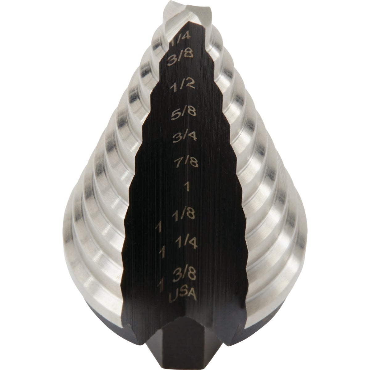 Irwin Unibit 1/4 In. to 1-3/8 In. #5 HSS Fractional Step Drill Bit