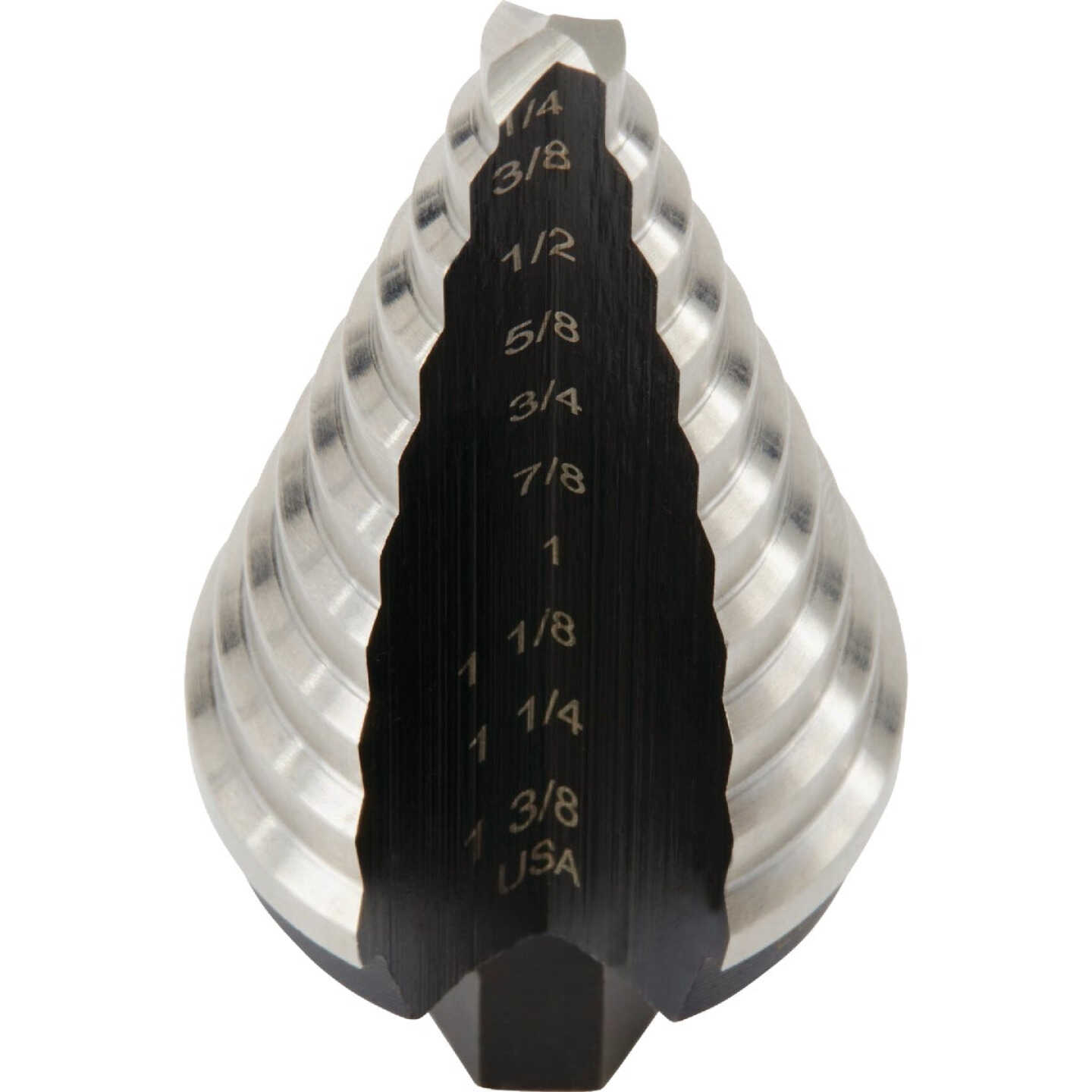 Irwin Unibit 1/4 In. to 1-3/8 In. #5 HSS Fractional Step Drill Bit Image 1