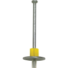 PDPAWL.157 in. x 2-1/2 in. Mechanically Galvanized Powder-Actuated Pin with 1 in. Washer (100-Qty) Image 1