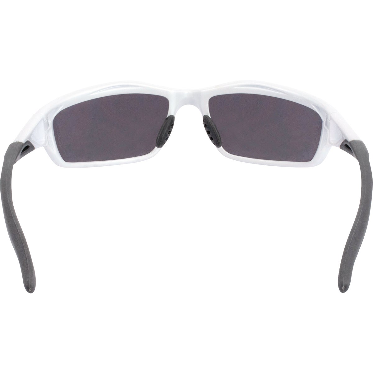Crossfire Infinity Premium Pearl White Frame Safety Glasses with Silver Mirror Lens Image 3