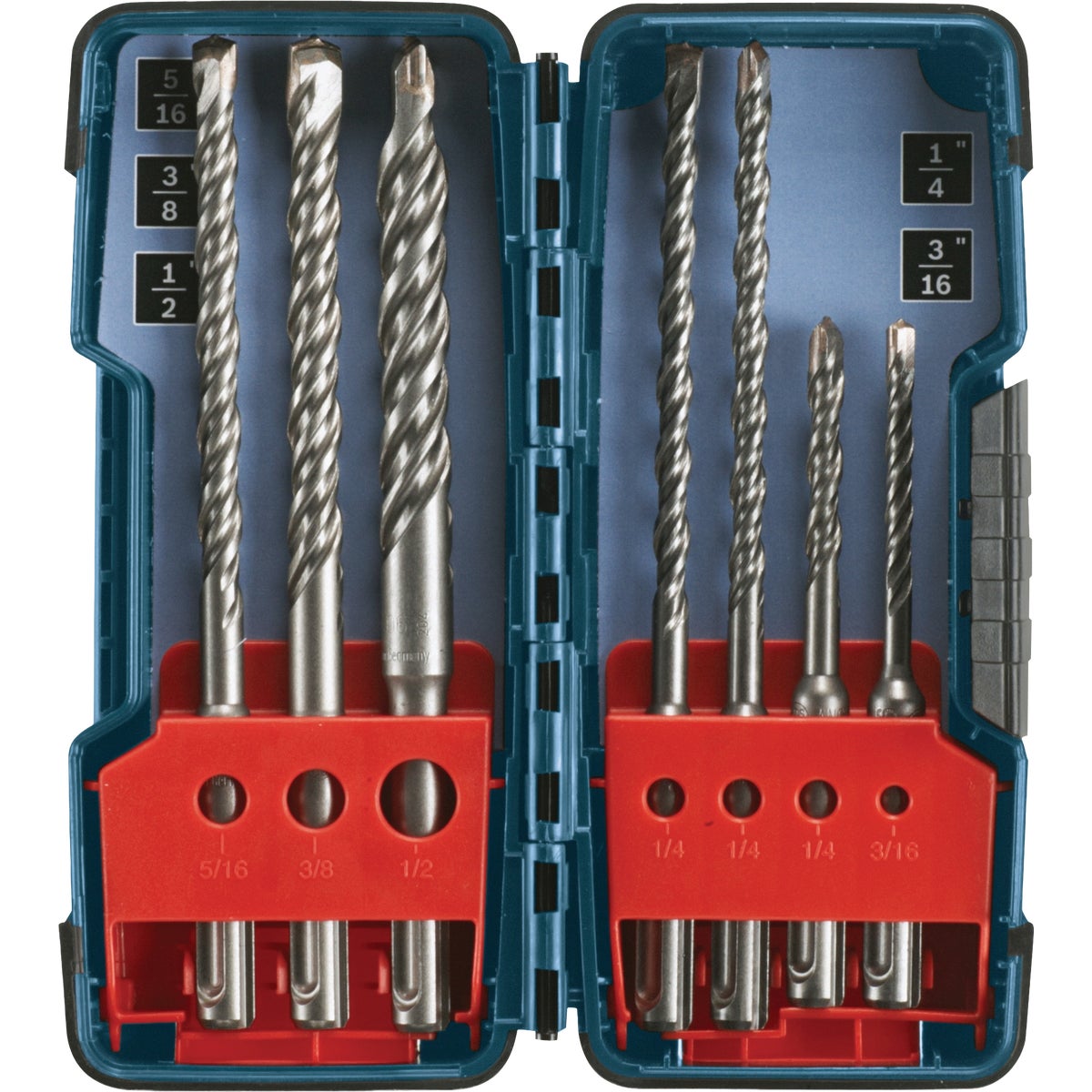 Bosch Bulldog SDS Plus Rotary Hammer Bit Set (7-Piece)