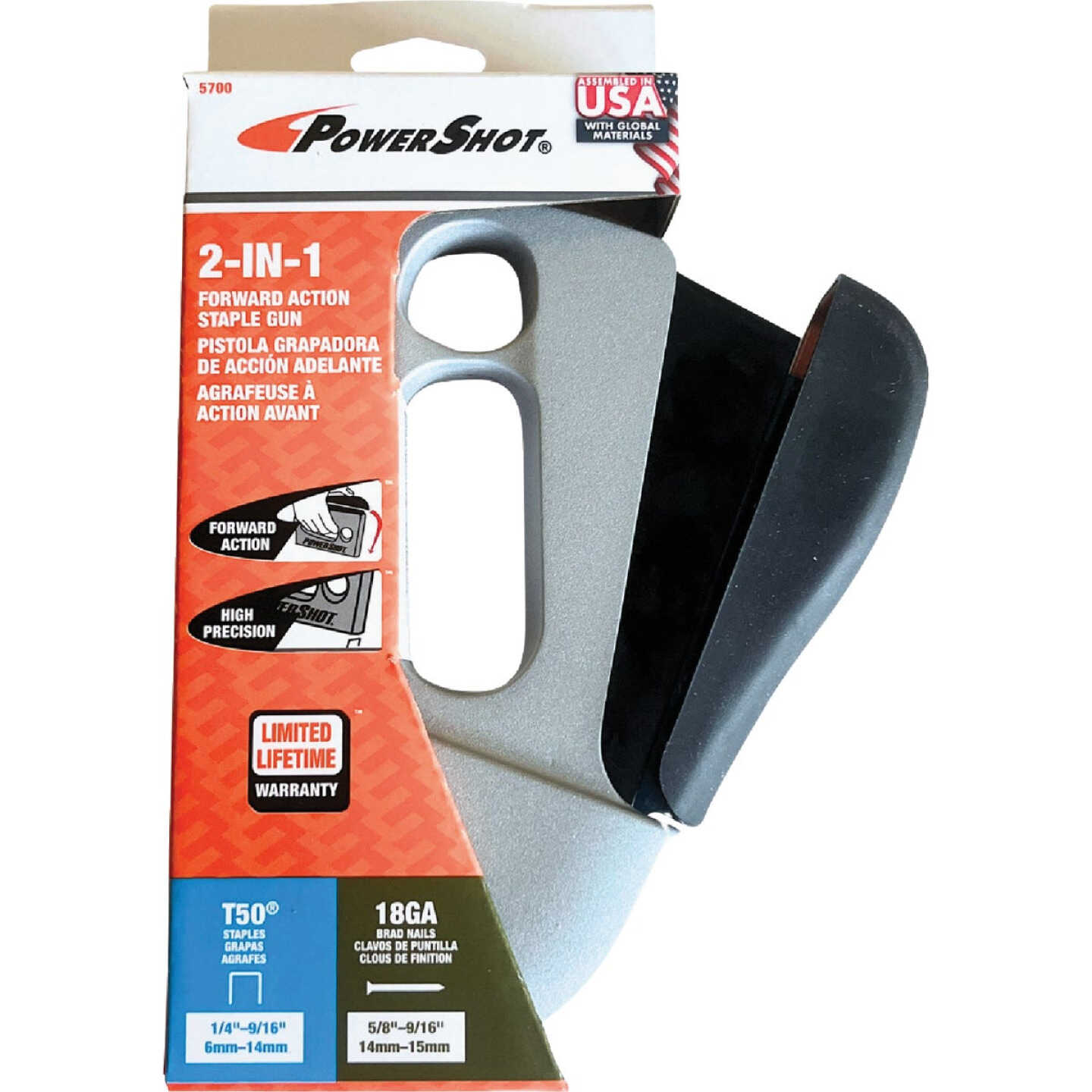 Arrow PowerShot T-50 Heavy-Duty Staple Gun & Nailer Image 3