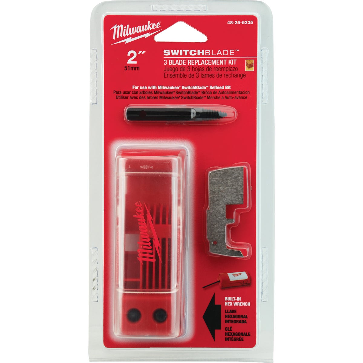 Milwaukee SWITCHBLADE 2 In. Selfeed Replacement Blade Image 1