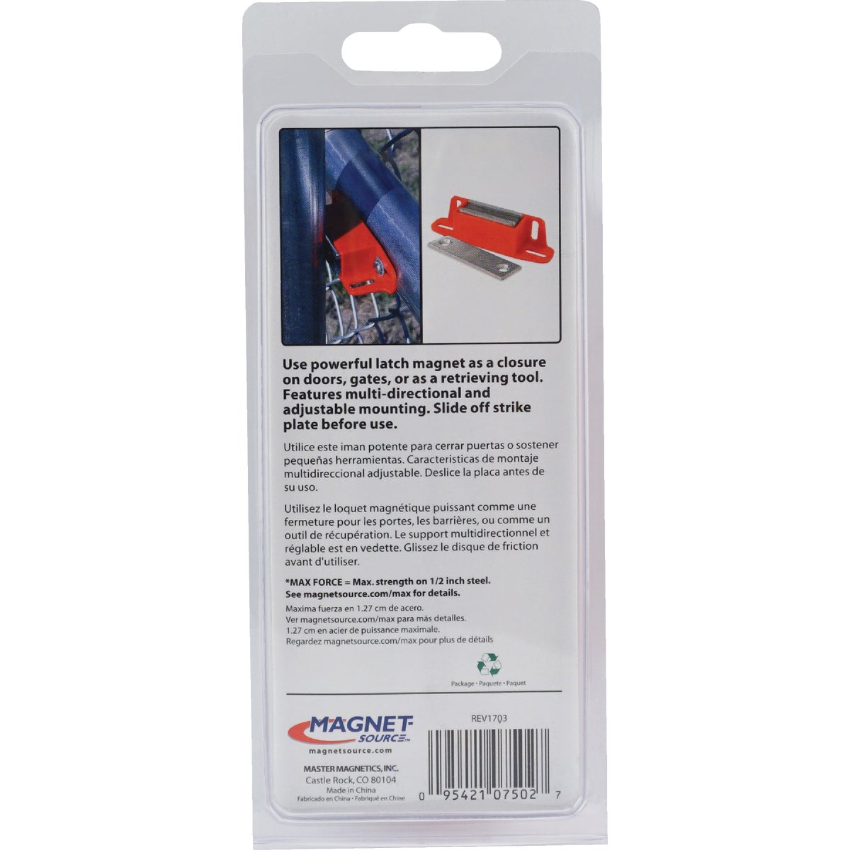 Master Magnetics 50 Lb. Latch Magnet Image 5