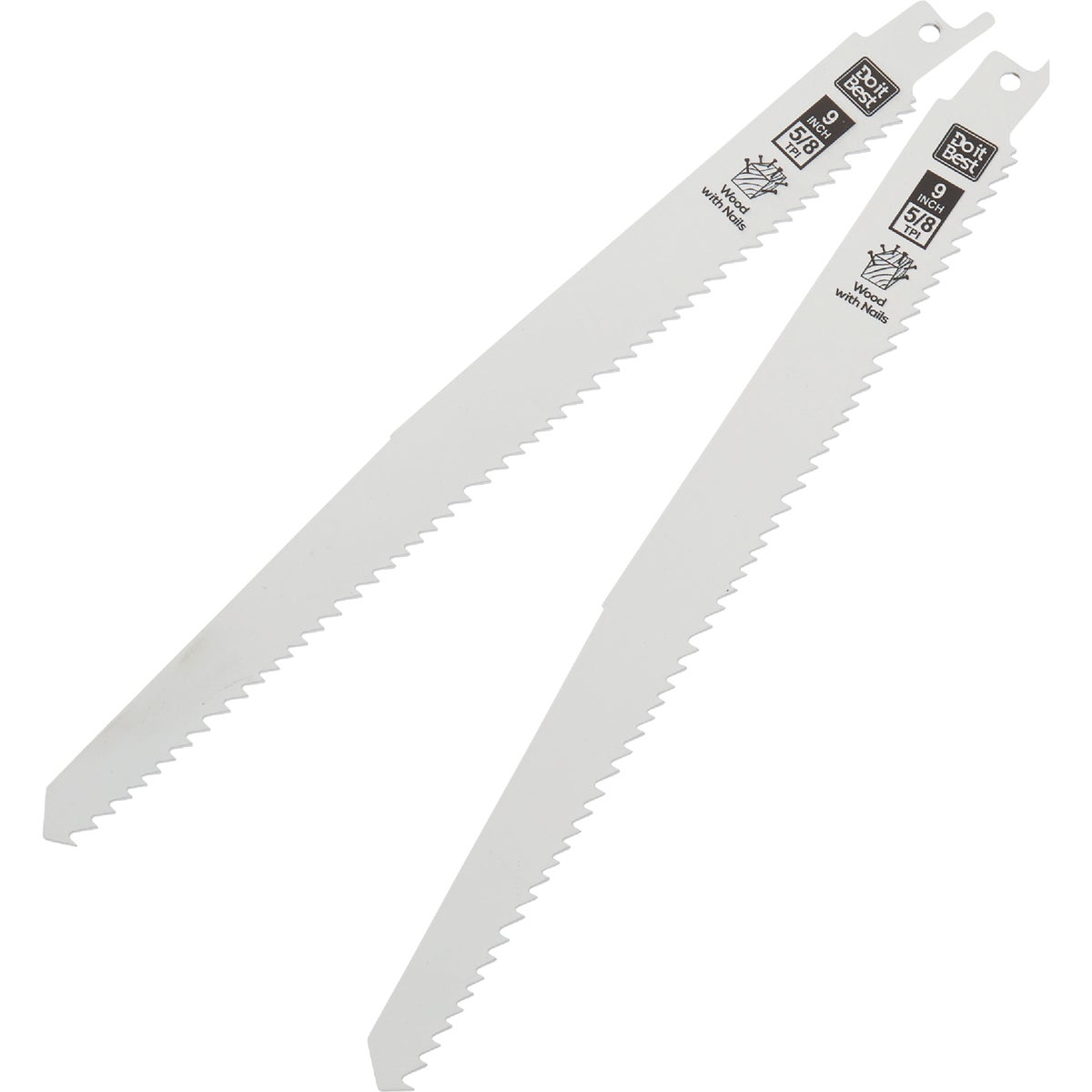 Do it Best 9 In. 5/8 TPI Bi-Metal Nail-Embedded Wood Reciprocating Saw Blade (2-Pack) Image 2