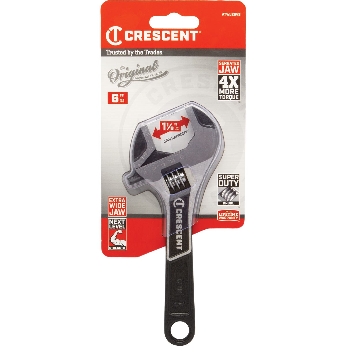 Crescent 6 In. Wide Jaw Adjustable Wrench Image 3