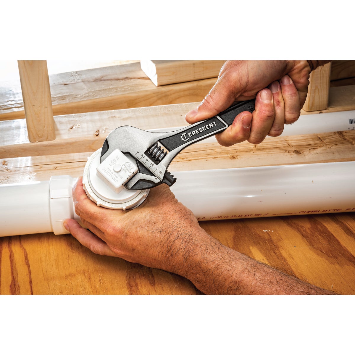 Crescent 6 In. Wide Jaw Adjustable Wrench Image 2