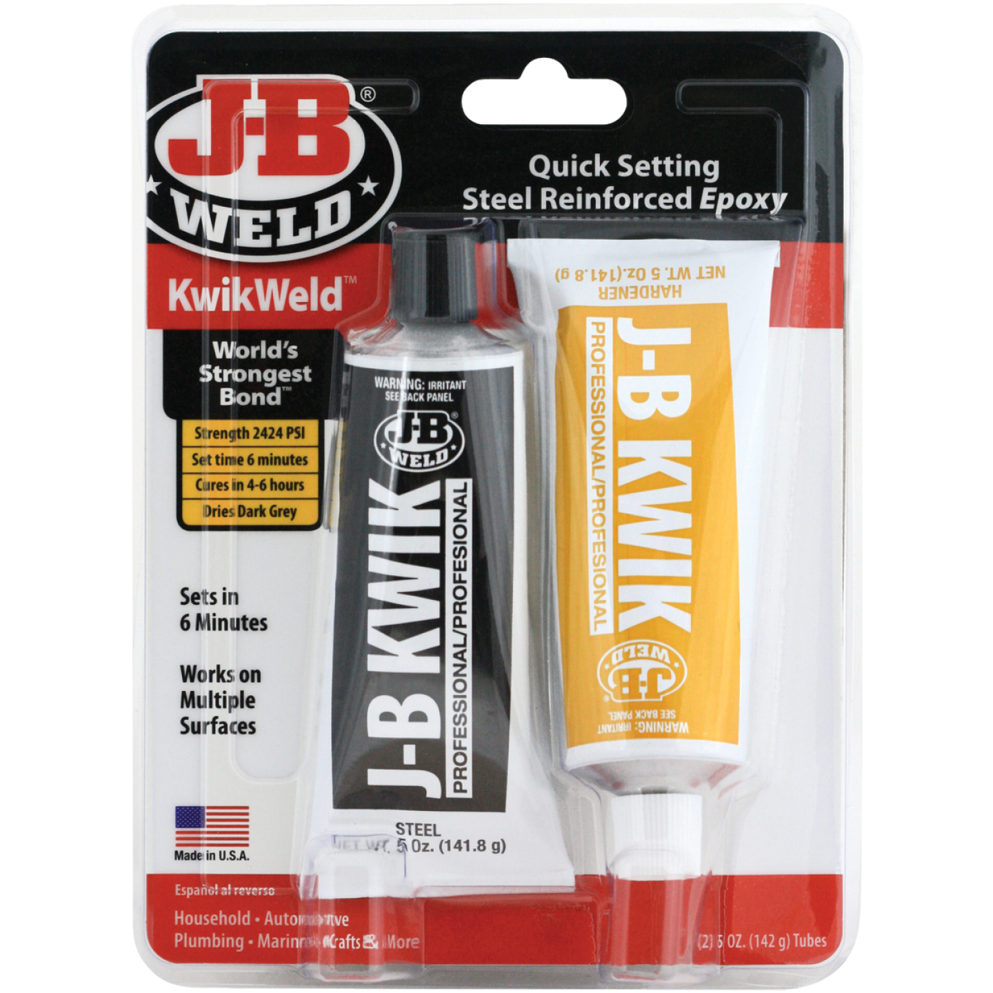 J-B Weld (2) 5 Oz. KwikWeld Professional Epoxy Image 1