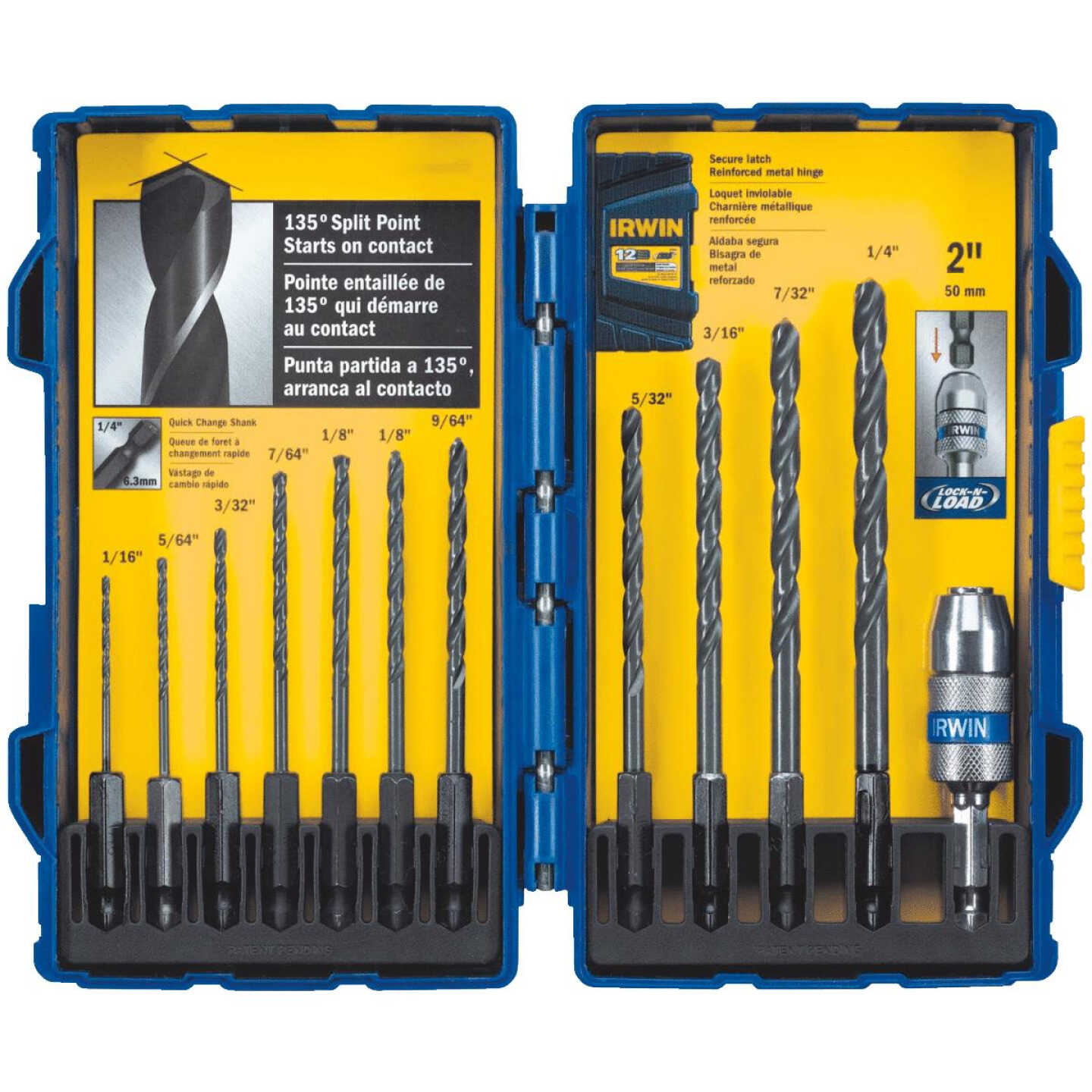 12PC BLK OX HEX BIT SET Image 1