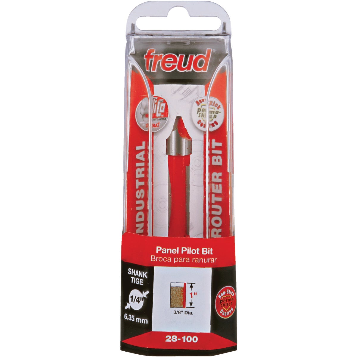 Freud 3/8 In. 2-Cutter Panel Pilot Router Bit