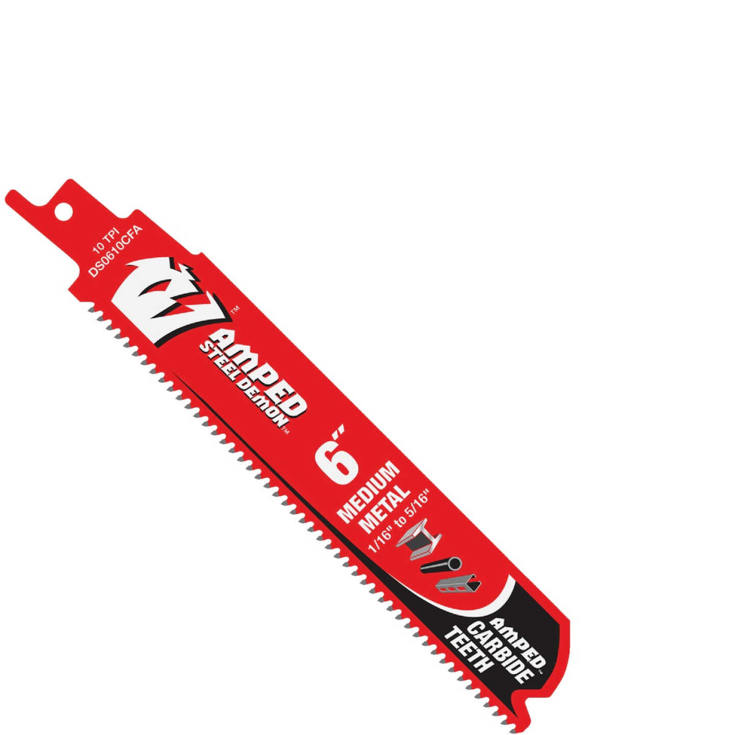 Diablo Steel Demon 6 In. Medium (1/16 in. - 5/16 in.) Metal Reciprocating Saw Blade (3-Pack) Image 1