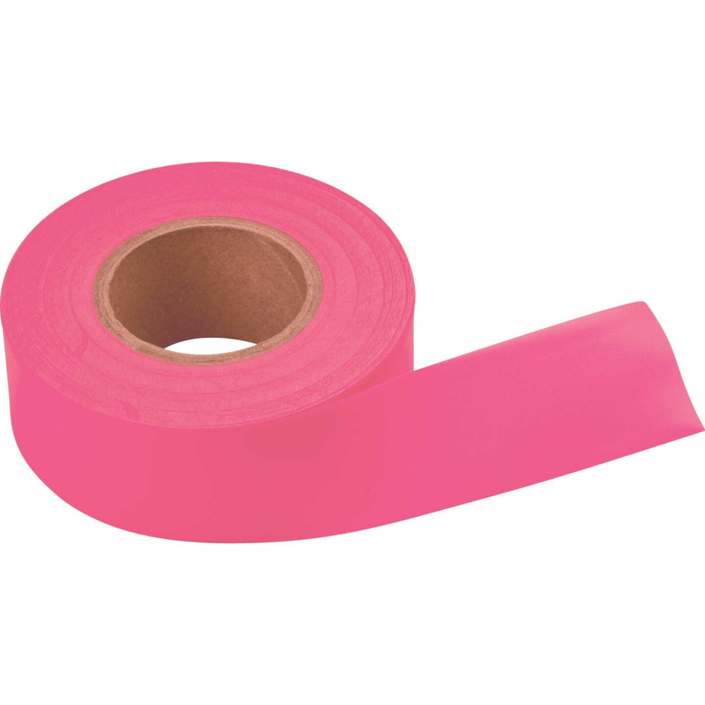 C.H. Hanson 1-3/16 In. x 150 Ft. Flourescent Pink Flag Tape Image 1