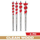 Milwaukee SPEED FEED 4-Piece Auger Bit Set Image 1