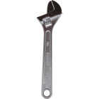Stanley 8 In. Chrome Adjustable Wrench Image 1