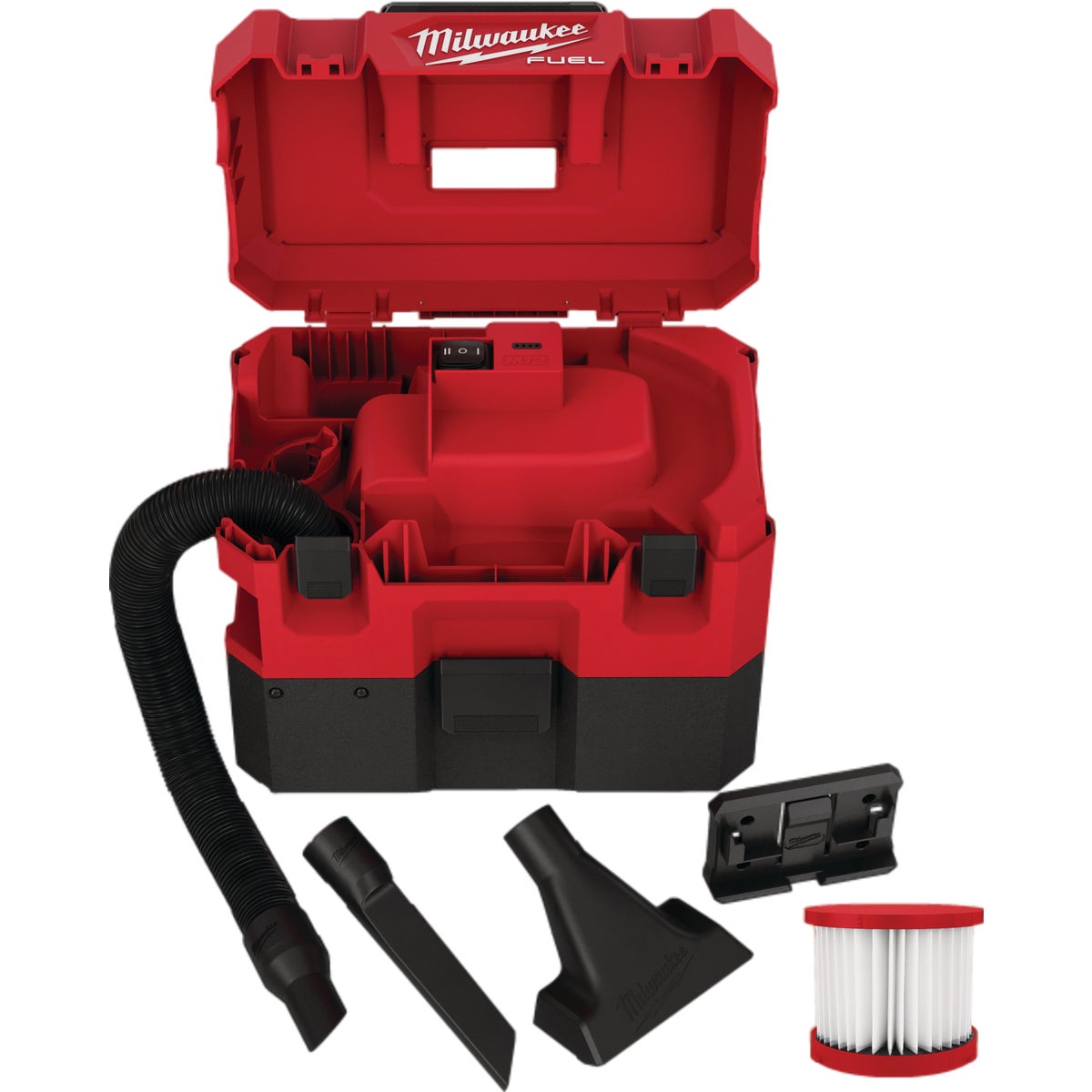 Milwaukee M12 FUEL 12 Volt Lithium-Ion Brushless Cordless 1.6 Gal. Wet/Dry Vacuum (Tool Only) Image 2