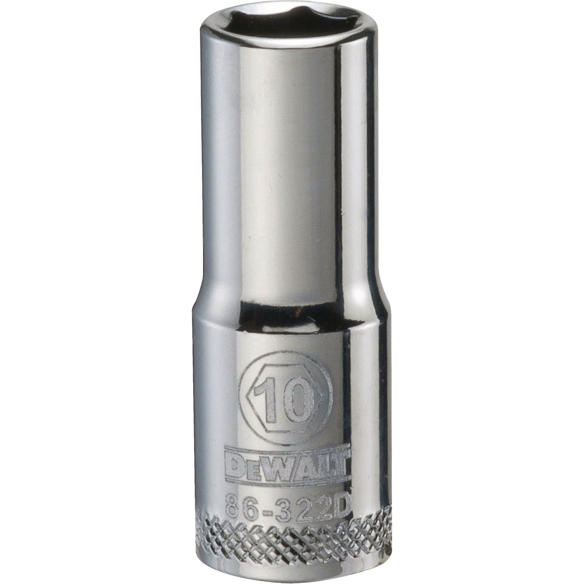DEWALT 3/8 In. Drive 10 mm 6-Point Deep Metric Socket