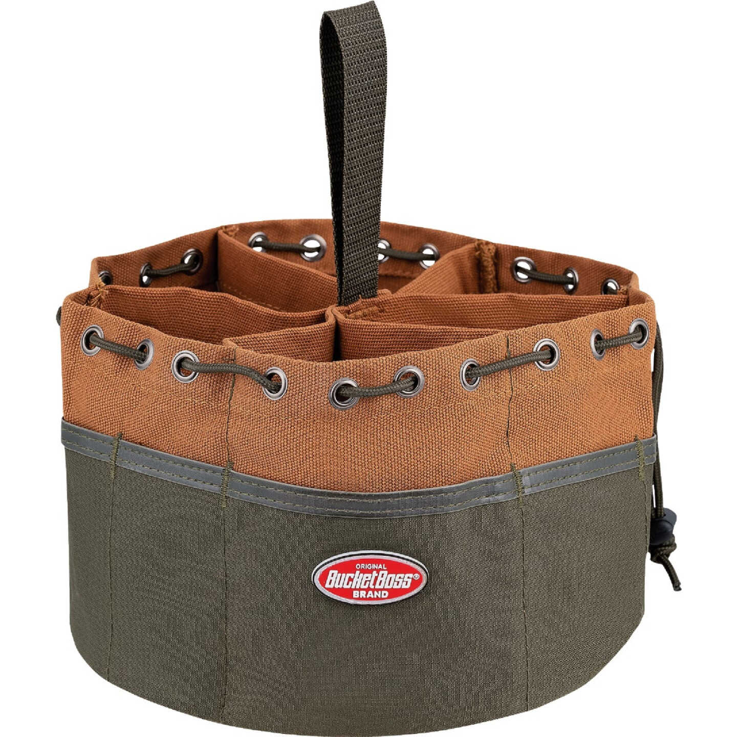 Bucket Boss 19-Pocket Canvas Parachute Bag Image 1